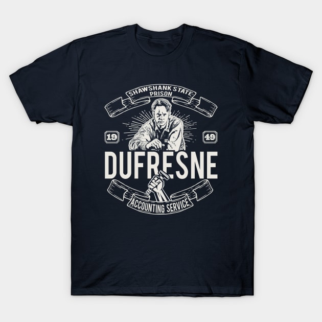 Dufresne Accounting Service T-Shirt by Alema Art